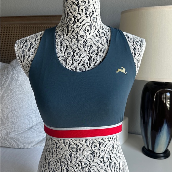 Tracksmith Run Bra in Midnight - Picture 2 of 11